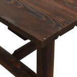 vidaXL Table d'appoint 49x49x50 cm bois massif d'épicéa