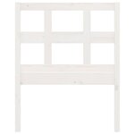 vidaXL Tête de lit Blanc 95 5x4x100 cm Bois massif de pin