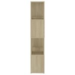 vidaXL Bibliothèque/Séparateur de pièce Chêne Sonoma 60x24x124 5 cm