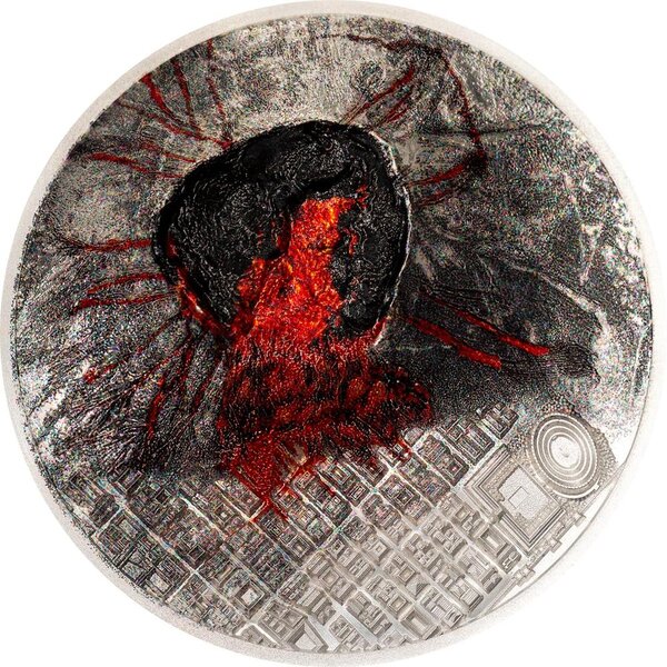 Pièce de monnaie en Argent 20 Dollars g 93.3 (3 oz) Millésime 2025 POMPEII