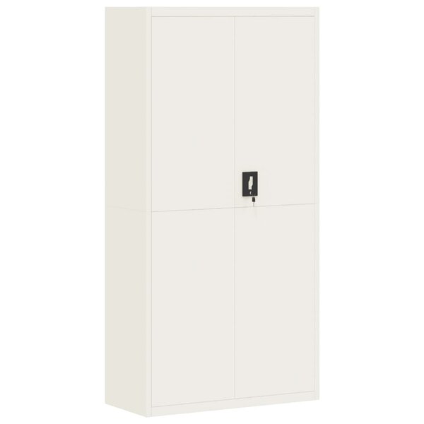 vidaXL Classeur blanc 90x40x180 cm acier