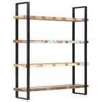 vidaXL Bibliothèque 4 niveaux 160x40x180cm Bois solide de récupération