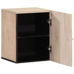 vidaXL Armoire de salle de bain murale 38x33x48cm bois massif manguier