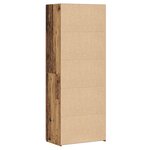 vidaXL Highboard vieux bois 70x42.5x185 cm bois d'ingénierie