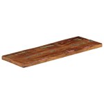 vidaXL Dessus de table 90x20x3 8 cm rectangulaire bois massif récupéré