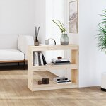 vidaXL Bibliothèque/Séparateur de pièce 80x30x71 5 cm Bois de pin