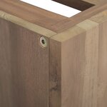vidaXL Armoire murale de salle de bain 46x25 5x40 cm Bois teck massif