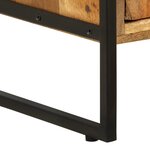 vidaXL Bibliothèque 4 niveaux 124x30x180cm Bois solide de récupération