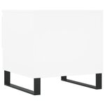 vidaXL Tables basses 2 Pièces blanc 50x46x50 cm bois d'ingénierie