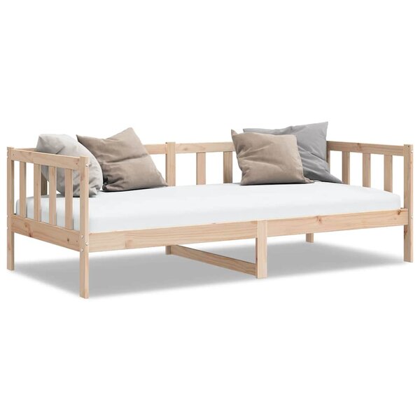 vidaXL Lit de jour sans matelas bois de pin massif 90x200 cm