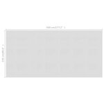 vidaXL Film solaire de piscine flottant PE 450x220 cm Gris