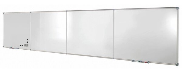 Tableau blanc continu 90x120 2 modules de bases paysage Gris MAUL