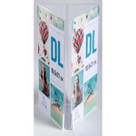 Porte-visuel Tryptique Dl - Cristal - X 10 - Exacompta