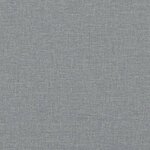 vidaXL Coussin de tête de lit gris clair 90 cm tissu