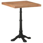 vidaXL Table de bistro 60x60x76 cm Bois d'acacia massif