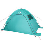 vidaXL Tente de plage vert d'eau imperméable