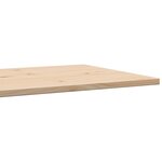 vidaXL Dessus de table 4Pièces 100x50x1 7cm rectangulaire bois pin massif