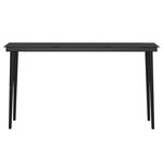 vidaXL Ensemble à manger de jardin avec coussins 5 Pièces Noir