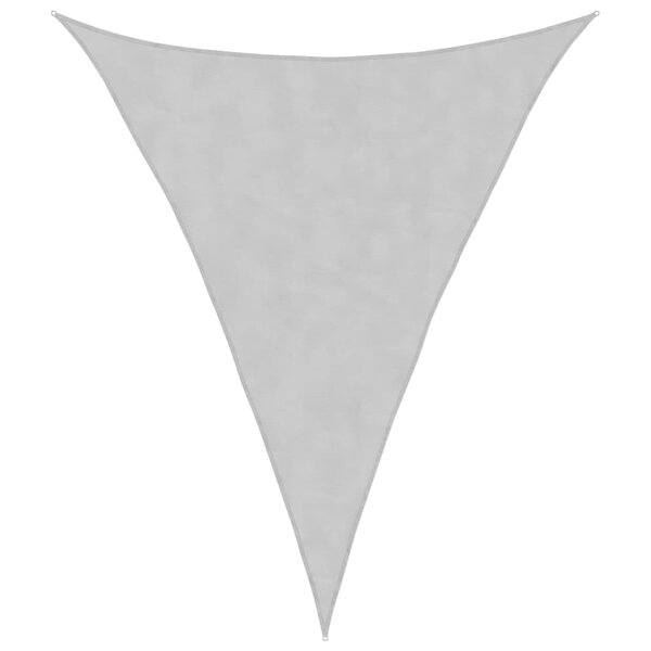 vidaXL Voile d'ombrage gris clair 4x5x5 m 100  polyester oxford