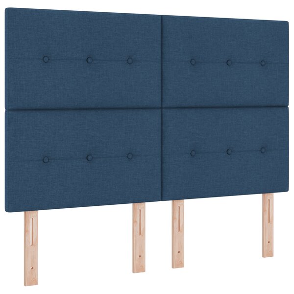 vidaXL Tête de lit LED Bleue 80 cm en tissu