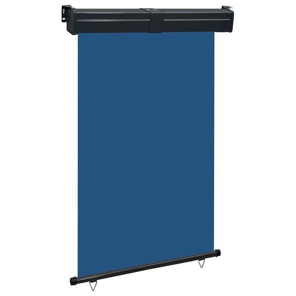 vidaXL Auvent latéral de balcon 125x250 cm Bleu