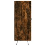 vidaXL Buffet chêne fumé 69 5x34x90 cm bois d'ingénierie
