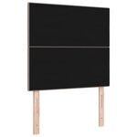 vidaXL Tête de lit LED Taupe 90 cm en tissu