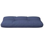 vidaXL Coussin de palette bleu marine 70x40x12 cm tissu oxford