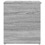 vidaXL Coffre de rangement Sonoma gris 84x42x46 cm Bois d'ingénierie