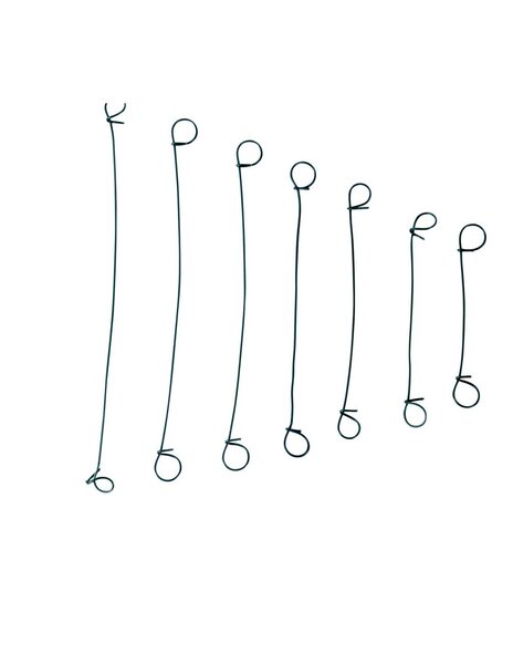 (couronne de 5000) lien bouclé plastifié longueur 14mm