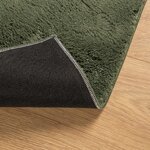vidaXL Tapis HUARTE à poils courts doux lavable vert forêt 100x200 cm