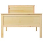 vidaXL Cadre de lit sans matelas bois massif de pin 100x200 cm
