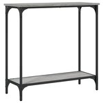 vidaXL Table console sonoma gris 75x30 5x75 cm bois d'ingénierie