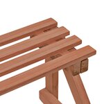 vidaXL Support à 3 niveaux pour plantes Bois de cèdre 48 x 45 x 40 cm