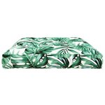 vidaXL Coussin de palette vert 120x80x12 cm tissu