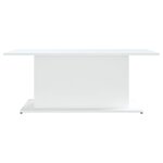 vidaXL Table basse blanc 102x55 5x40 cm bois d'ingénierie