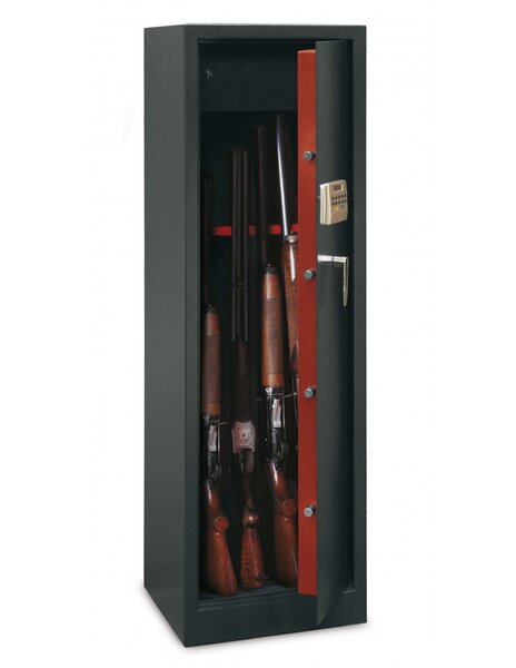 THIRARD - Armoire à fusils Monteria  fermeture électronique à code  4 pênes  capacité de 10 fusils