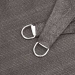 vidaXL Voile d'ombrage 160 g/m² Anthracite 4/5x3 m PEHD