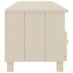 vidaXL Meuble TV HAMAR Marron miel 158x40x40 cm Bois massif de pin