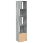vidaXL Bibliothèque sonoma gris 40x36x189 cm bois d'ingénierie