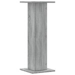 vidaXL Supports pour plantes 2 Pièces sonoma gris bois d'ingénierie