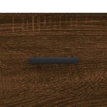 vidaXL Tables de chevet 2 Pièces chêne marron 40x35x47 5 cm