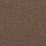 vidaXL Canapé à 2 places Marron 120 cm Tissu