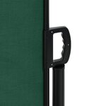 vidaXL Auvent latéral rétractable vert foncé 160x300 cm