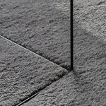 vidaXL Tapis HUARTE à poils courts doux lavable anthracite 160x230 cm
