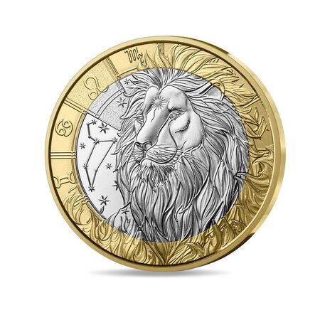 Signes astros - Lion - Monnaie de 5€ métal commun