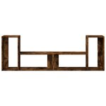 vidaXL Meubles TV 2 Pièces chêne fumé 75x30x50 cm bois d'ingénierie