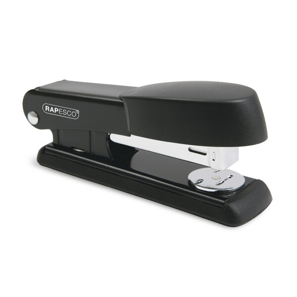 Agrafeuse Bowfin 535 Demi-Bande Éco 26/6 mm 25 Feuilles Noir RAPESCO