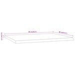 vidaXL Dessus de table 90x80x2 5 cm rectangulaire bois massif d'acacia