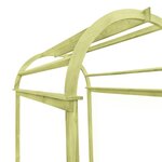 vidaXL Arche à treillis 125x150x235 cm Bois de pin imprégné